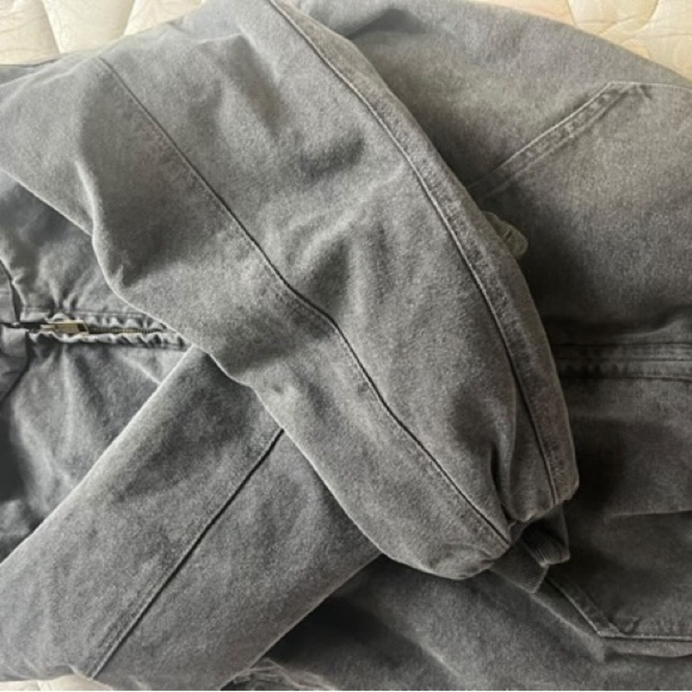 Gray Hooded Jacket